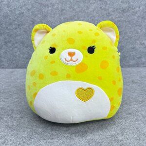 Squishmallows Lexie the Yellow Cheetah Plush (Valentine’s Edition) 11" Plush Toy